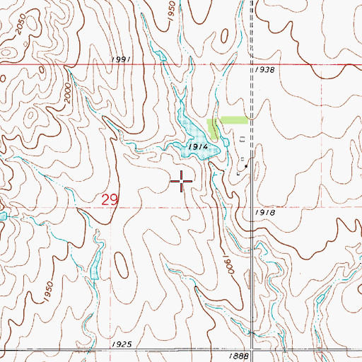 Topographic Map of M Fisher Dam, SD