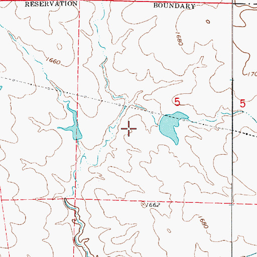 Topographic Map of Knippling Stockwater Dam Number 4, SD