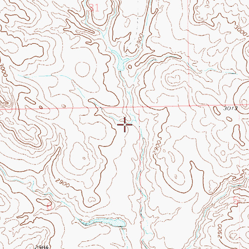 Topographic Map of Mink Dam, SD