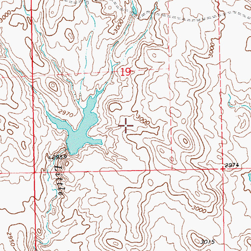 Topographic Map of South Buttes Dam, SD