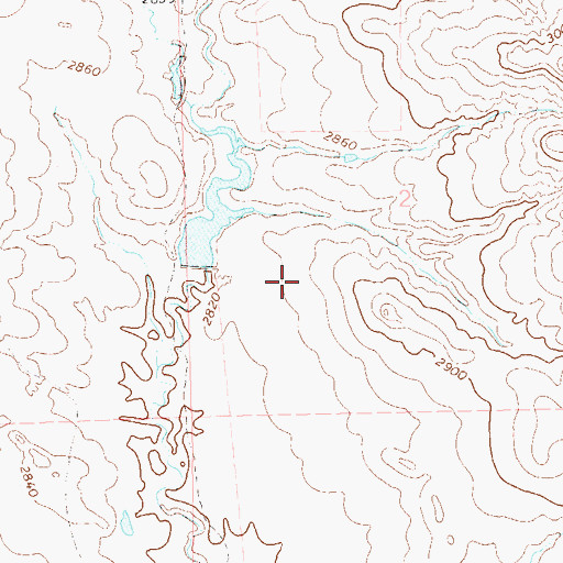 Topographic Map of North Dam, SD