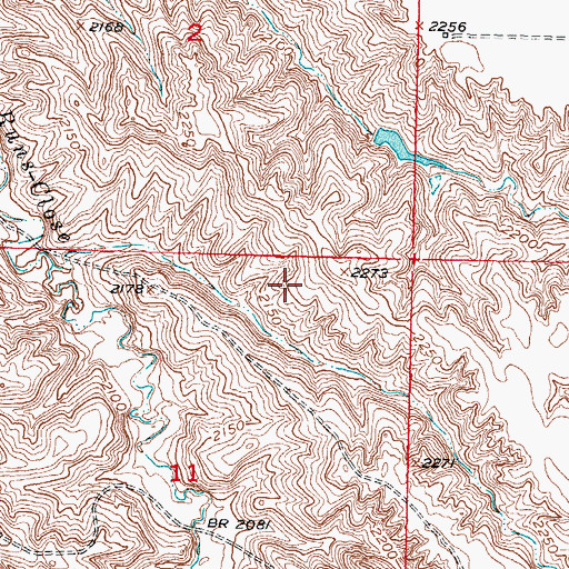 Topographic Map of Iwan Number 4 Dam, SD