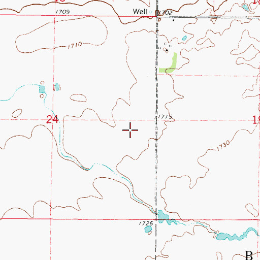 Topographic Map of Carl Albright Dam, SD