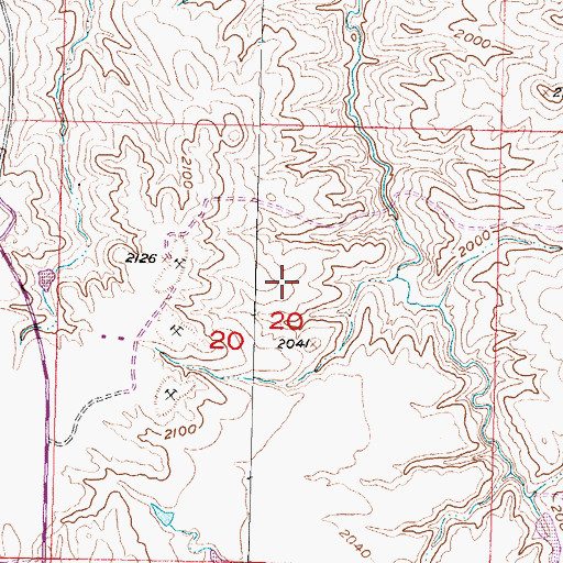 Topographic Map of Gaylord Norman Number 2 Dam, SD