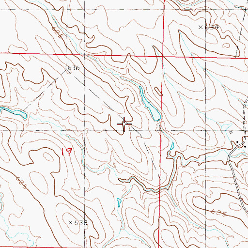 Topographic Map of W N Barrick Estate Dam, SD