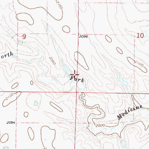 Topographic Map of Nielsen Number 1 Dam, SD
