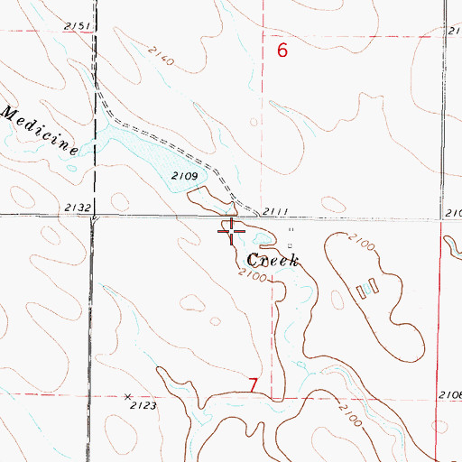 Topographic Map of Styles Number 1 Dam, SD