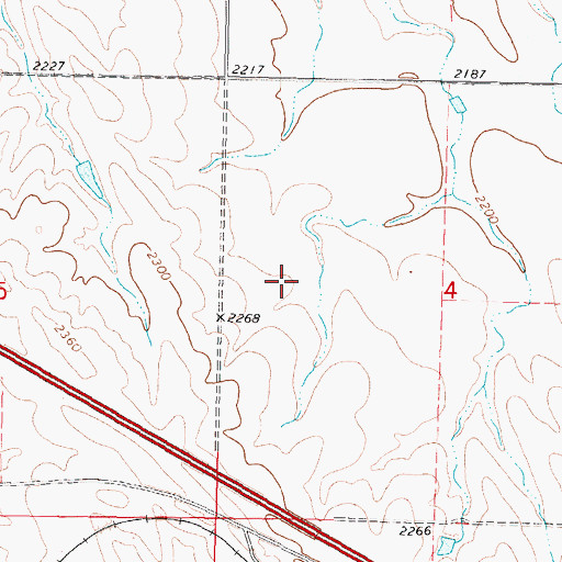 Topographic Map of Arp Number 1 Dam, SD
