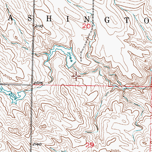 Topographic Map of Lyman Number 5 Dam, SD
