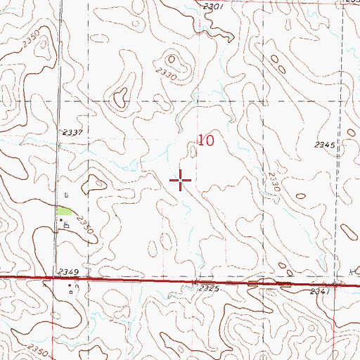 Topographic Map of Gail Vrooman Dam, SD