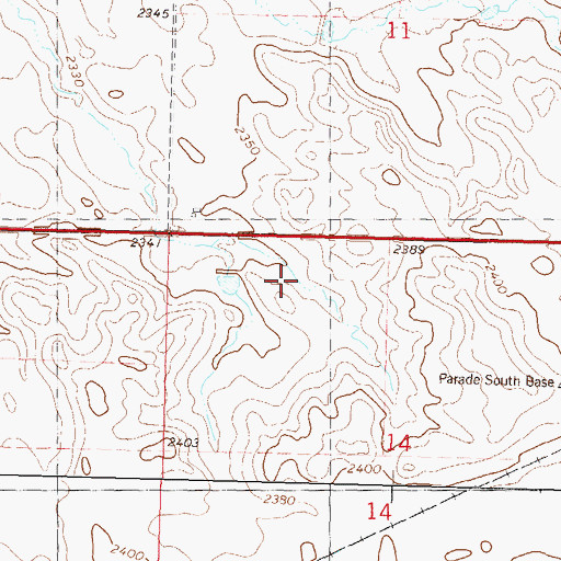 Topographic Map of John Holloway Dam, SD