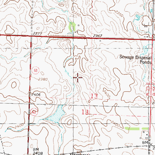 Topographic Map of R Kinning Dam, SD