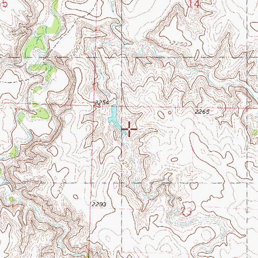 Topographic Map of O Counting Dam, SD