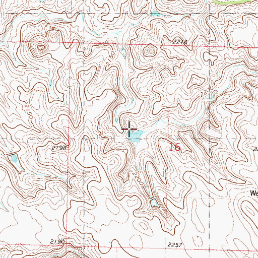Topographic Map of F Joens Dam, SD
