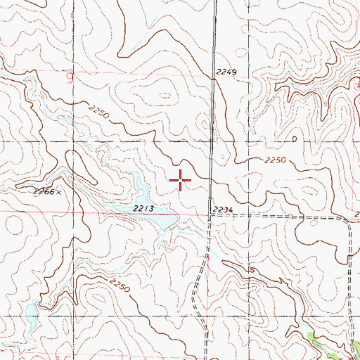 Topographic Map of Garr Dam, SD