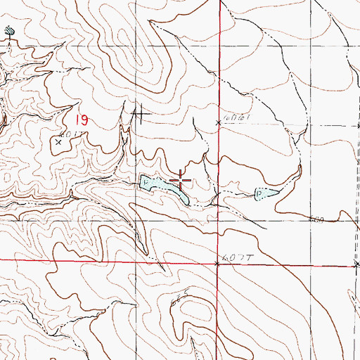 Topographic Map of Plum Creek Grazing Association Number 2 Dam, SD