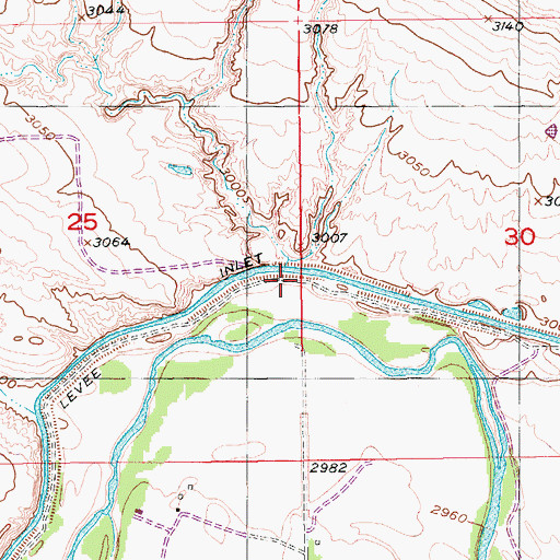 Topographic Map of Pool Creek, SD
