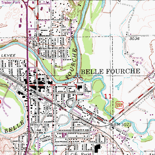 Topographic Map of Redwater River, SD