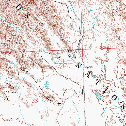 Topographic Map of Conata Picnic Ground, SD