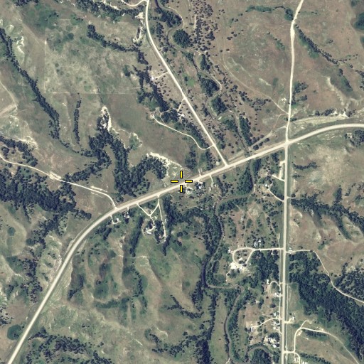 Aerial/Satellite Image of Soldier Creek, SD
