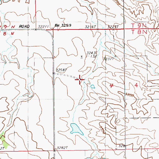 Topographic Map of Couch Ranch, SD