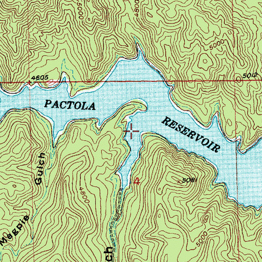 Topographic Map of Bear Gulch, SD