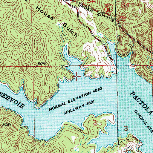 Topographic Map of Boarding House Gulch, SD