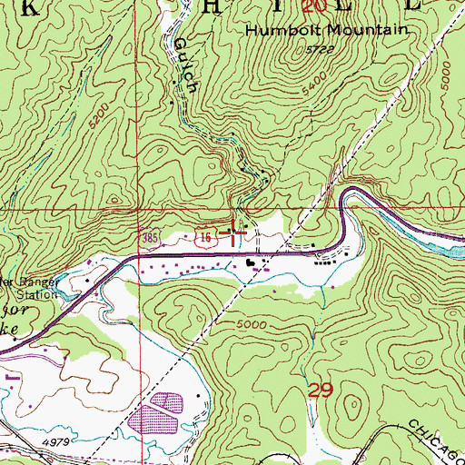 Topographic Map of China Gulch, SD