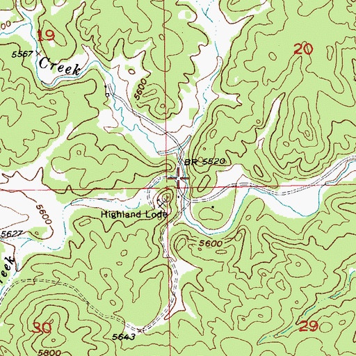 Topographic Map of Crow Creek, SD
