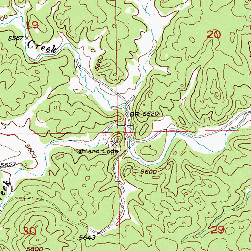 Topographic Map of Crow Creek, SD