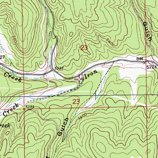 Topographic Map of Deer Creek, SD