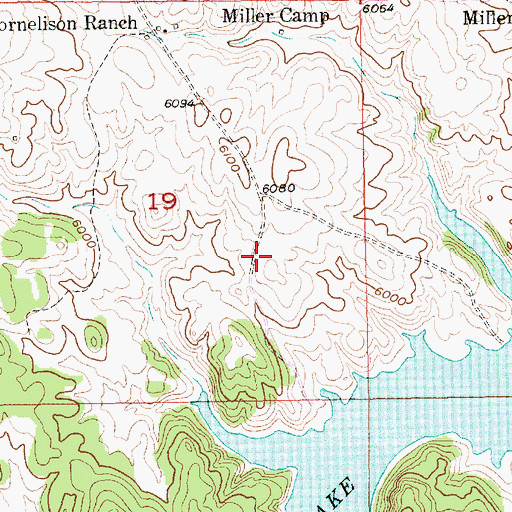 Topographic Map of Deerfield School, SD