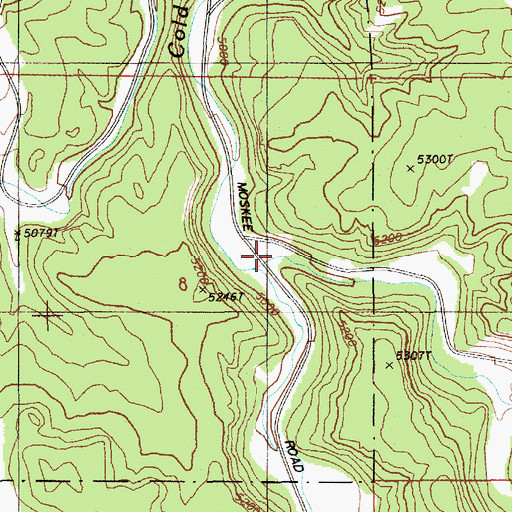 Topographic Map of Grand Canyon, WY