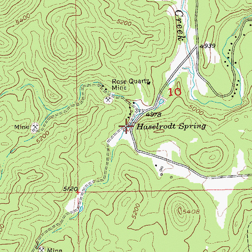 Topographic Map of Haselrodt Spring, SD