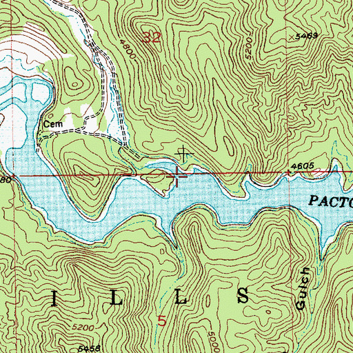 Topographic Map of Jenney Gulch, SD