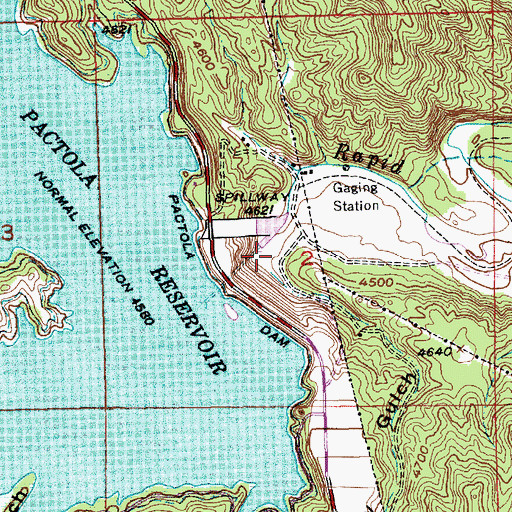 Topographic Map of McCurdy Gulch, SD
