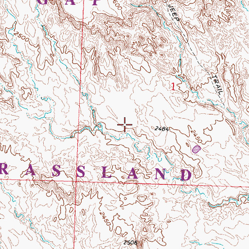 Topographic Map of McHenry Dam, SD