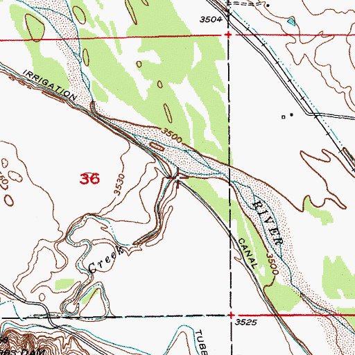 Topographic Map of Moss Agate Creek, SD