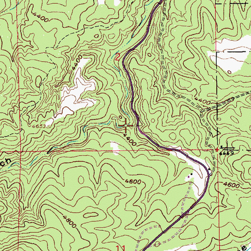 Topographic Map of Polo Gulch, SD
