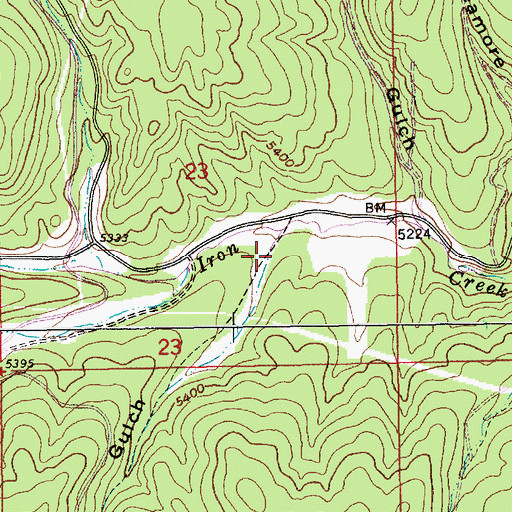 Topographic Map of Prospect Gulch, SD