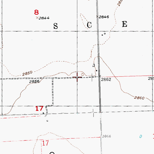Topographic Map of Quinn Table, SD