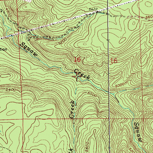 Topographic Map of Redpath Creek, SD