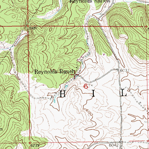 Topographic Map of Reynolds Ranch, SD