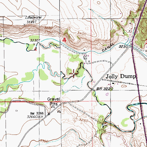 Topographic Map of Spearfish Creek, SD