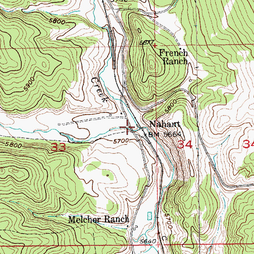 Topographic Map of Swede Gulch, SD