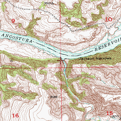 Topographic Map of Tepee Creek, SD