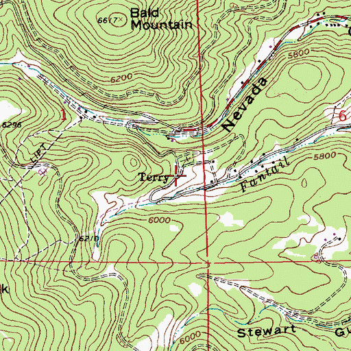Topographic Map of Terry, SD