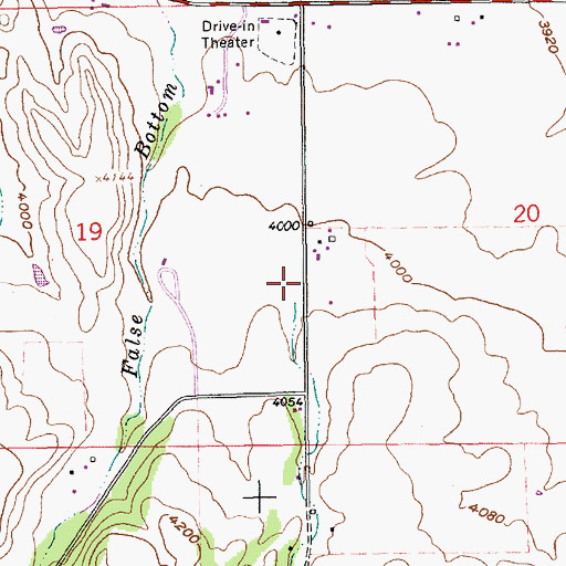 Topographic Map of Tetro Creek, SD