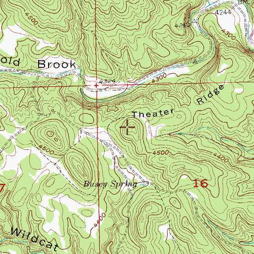 Topographic Map of Theater Ridge, SD