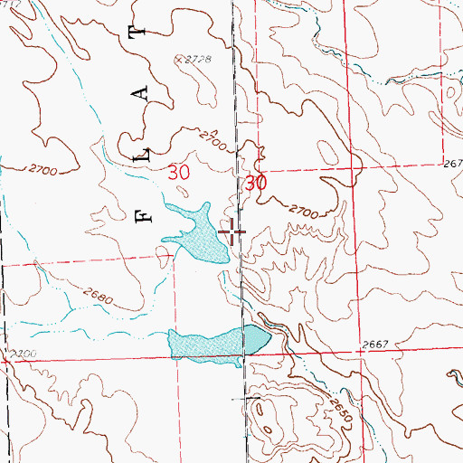 Topographic Map of Virgil Horton 4 Dam, SD